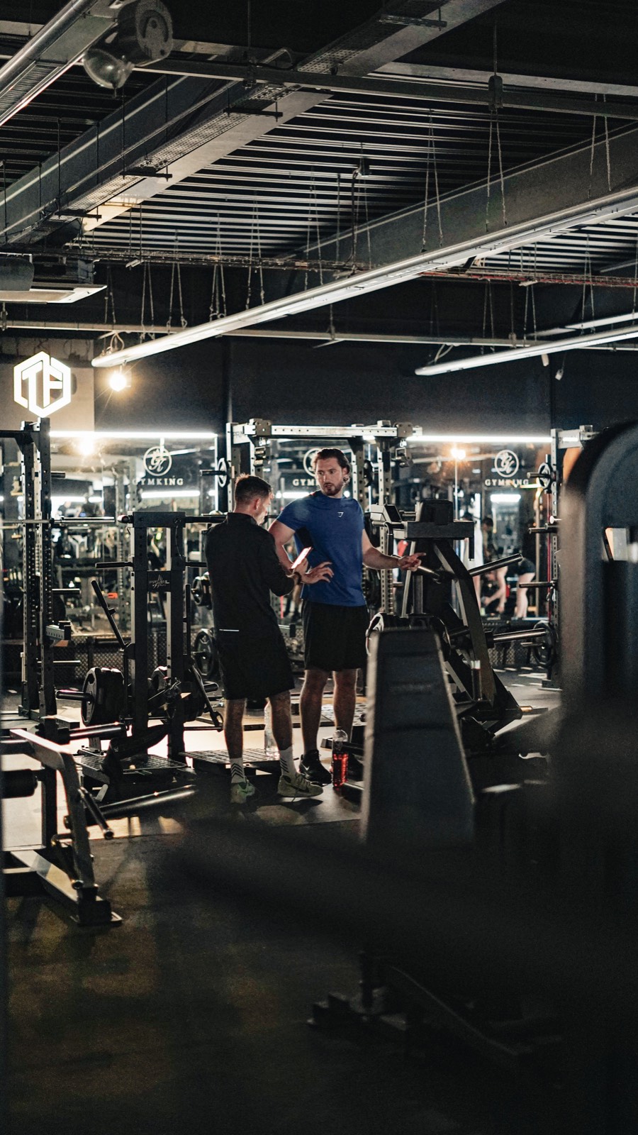 Coaching on the gym floor at TransFit Widnes